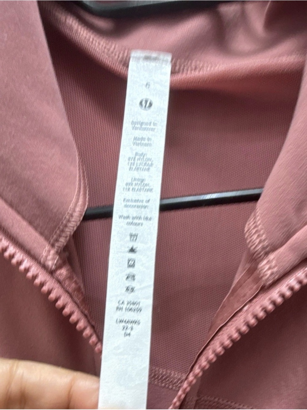 lululemon athletica Dusty Rose Zip-Up Hoodie
